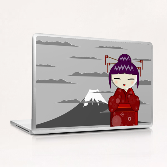 Fuji kokeshi Laptop & iPad Skin by PIEL Design