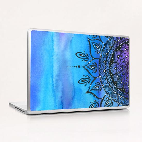 Blue Mandala Laptop & iPad Skin by Li Zamperini