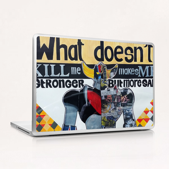 What doesn't kill me... Laptop & iPad Skin by frayartgrafik