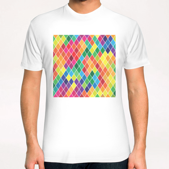 Colorful Geometric  T-Shirt by Amir Faysal