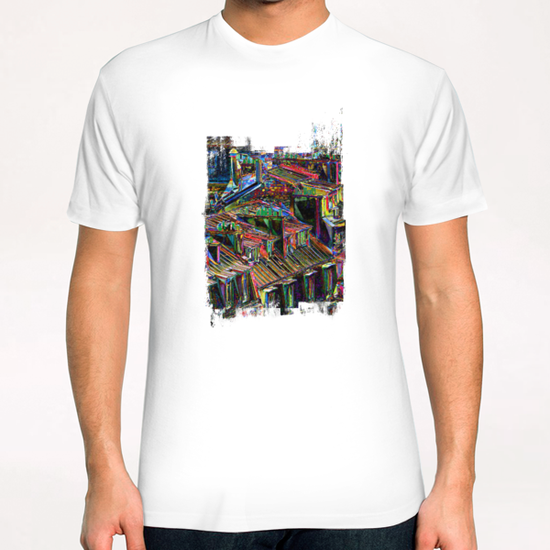 Roofs in Paris T-Shirt by Malixx