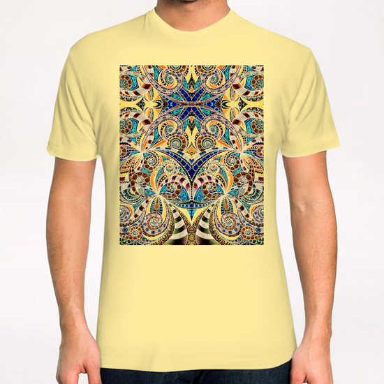 Drawing Floral Zentangle G1 T-Shirt by MedusArt