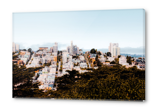 City view with blue sky at San Francisco California USA  Acrylic prints by Timmy333