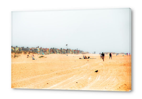 Sandy beach scenic at Oxnard Beach California USA Acrylic prints by Timmy333