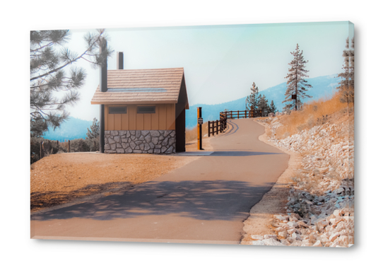 walkway with beautiful scenic at Lake Tahoe Nevada USA Acrylic prints by Timmy333