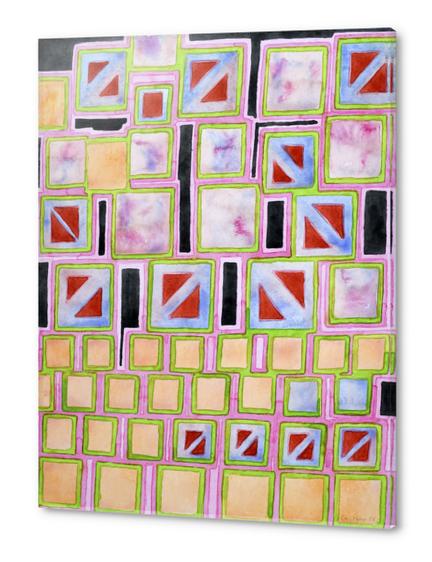 Composition out of Three Kind of Squares Acrylic prints by Heidi Capitaine