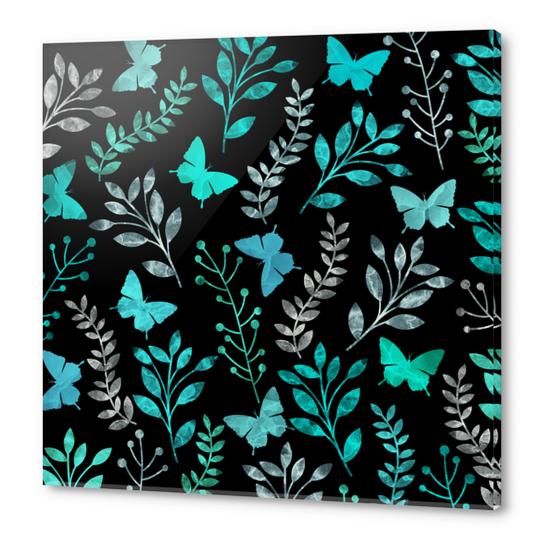 Floral and Butterfly Acrylic prints by Amir Faysal