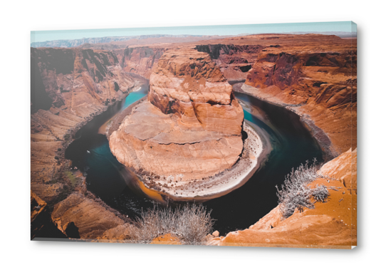 River and Horseshoe Bend view at Arizona USA Acrylic prints by Timmy333