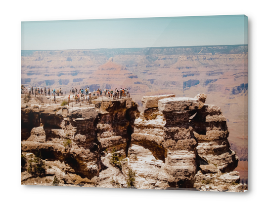 Desert with mountain view at Grand Canyon national park Arizona USA Acrylic prints by Timmy333