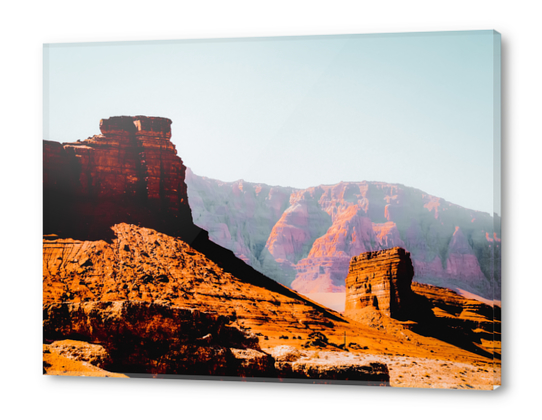 desert landscape with summer blue sky in Utah USA Acrylic prints by Timmy333