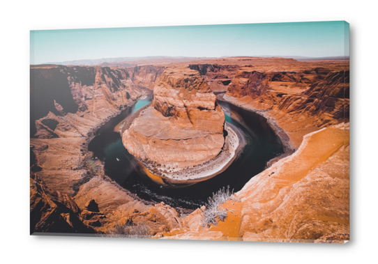 Horseshoe Bend and river view at Arizona USA Acrylic prints by Timmy333