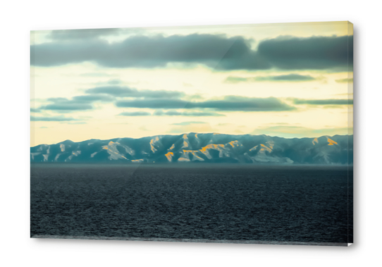 Ocean and mountains view at Rancho Palos Verdes California USA Acrylic prints by Timmy333