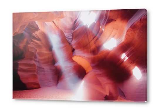 Sandstone cave with sunlight at Antelope Canyon Arizona USA Acrylic prints by Timmy333