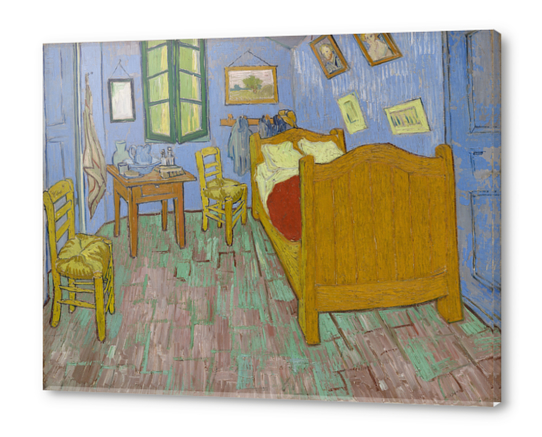 The Bedroom Acrylic prints by Vincent Van Gogh