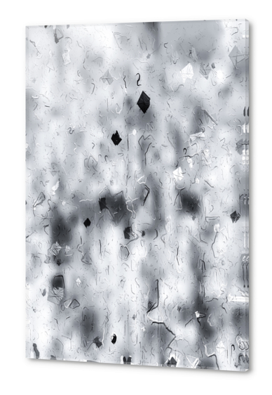 painting texture abstract background in black and white Acrylic prints by Timmy333