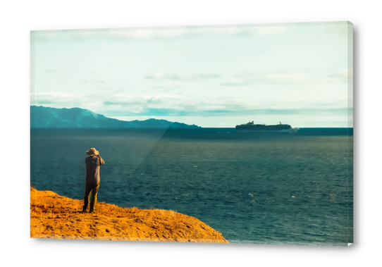 ocean scenic at Rancho Palos Verdes, California, USA Acrylic prints by Timmy333