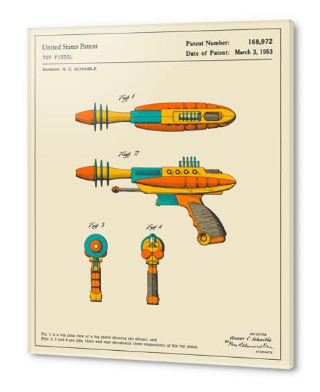 DISINTEGRATOR PISTOL PATENT (1953) Acrylic prints by Jazzberry Blue