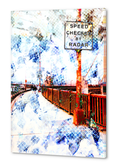 walkway at Golden Gate Bridge, San Francisco, USA Acrylic prints by Timmy333