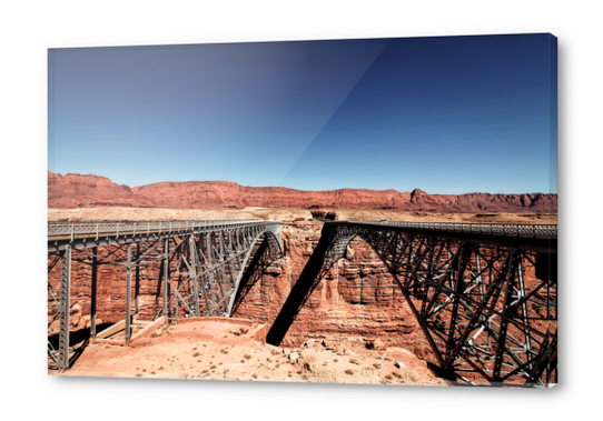 bridge in the desert at Utah, USA Acrylic prints by Timmy333