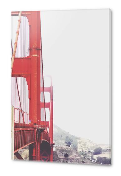 Golden Gate bridge, San Francisco, USA with foggy sky in winter Acrylic prints by Timmy333