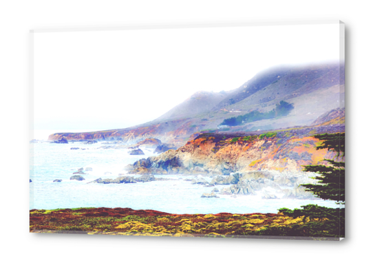 at Big Sur, Highway 1, California, USA in foggy day Acrylic prints by Timmy333