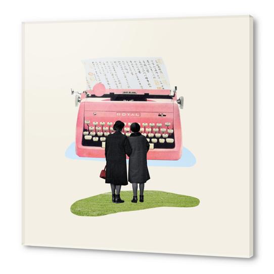 Typewriter Acrylic prints by Oleg Borodin