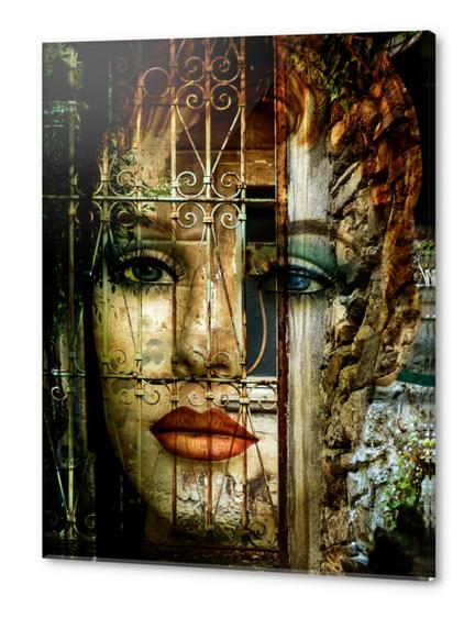 Behind the closed door Acrylic prints by Gabi Hampe