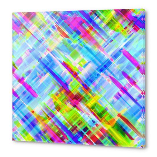 Colorful digital art splashing G468 Acrylic prints by MedusArt