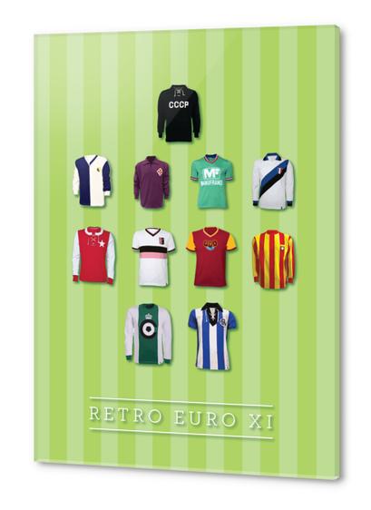 RETRO EURO XI Acrylic prints by Louis Loizou