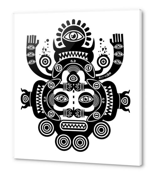 Râ Tatoo (bw) Acrylic prints by Exit Man