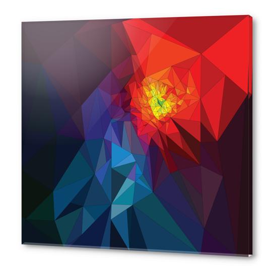 Colorful Triangles Acrylic prints by PIEL Design