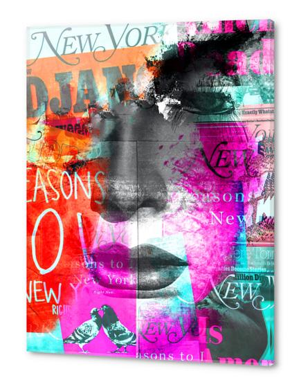 The face and N.Y. Acrylic prints by Gabi Hampe