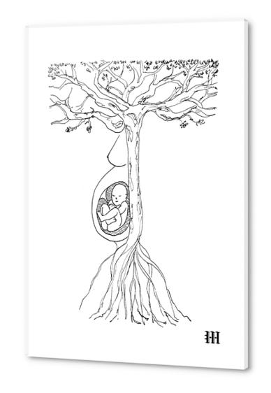 Arbre de Vie Acrylic prints by Mathilde MILLERANT