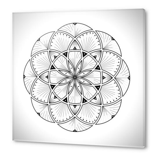 Mandala - Dash n' Dot Acrylic prints by Alexandre Ibáñez