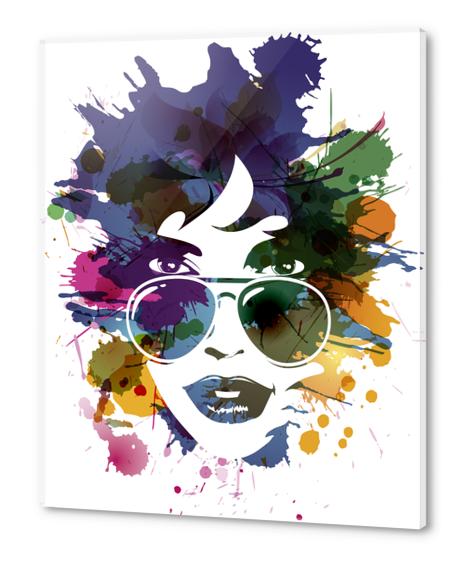 Femme à Lunettes... Acrylic prints by Vic Storia