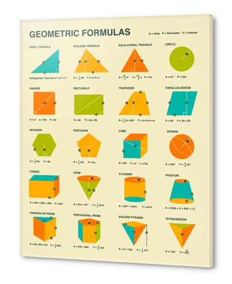 GEOMETRIC FORMULAS Acrylic prints by Jazzberry Blue