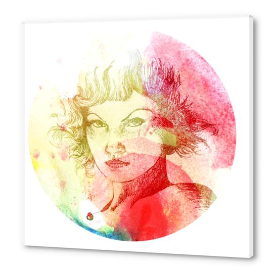 romantic girl Acrylic prints by maya naruse