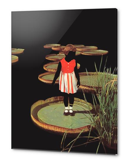 The Lttle Girl on the Nenuphar Acrylic prints by tzigone