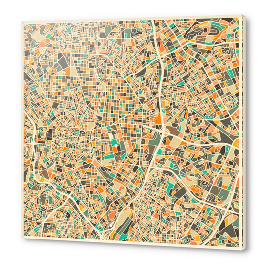 MADRID MAP 1 Acrylic prints by Jazzberry Blue