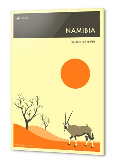 VISIT NAMIBIA Acrylic prints by Jazzberry Blue