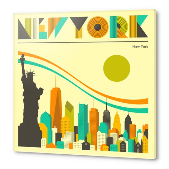 NEW YORK Acrylic prints by Jazzberry Blue