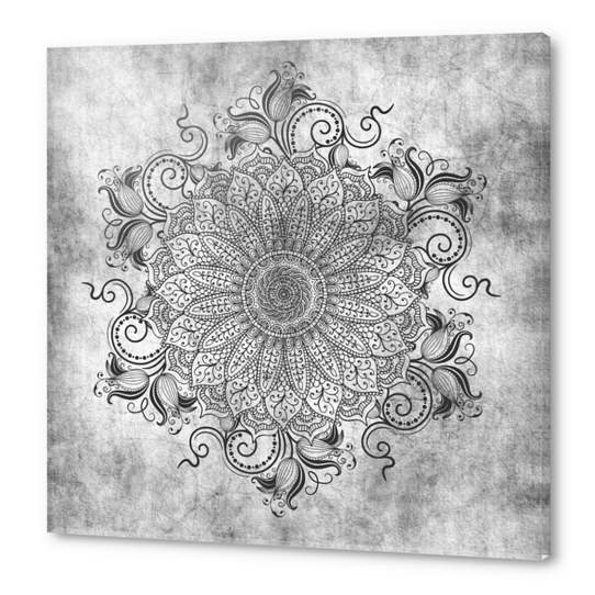 Mandala - Ash Acrylic prints by aleibanez