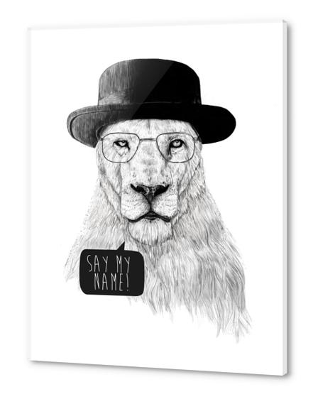 Say my name Acrylic prints by Balazs Solti