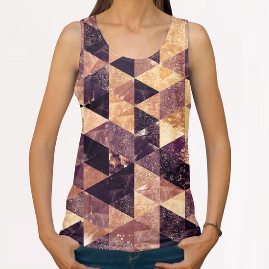 Abstract GEO X 0.14 All Over Print Tanks by Amir Faysal