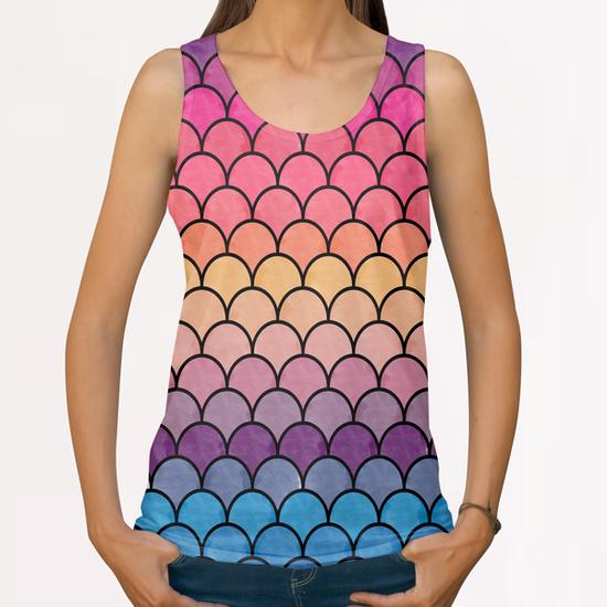 Mermaid #4 All Over Print Tanks by Amir Faysal