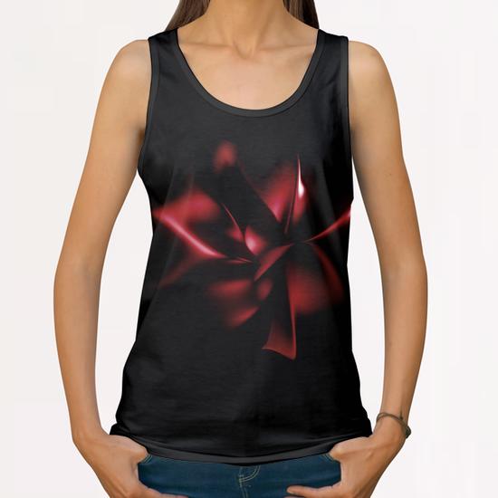 Dark Flower All Over Print Tanks by cinema4design