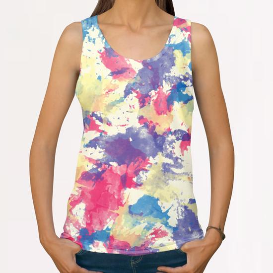 Abstract painting All Over Print Tanks by Amir Faysal