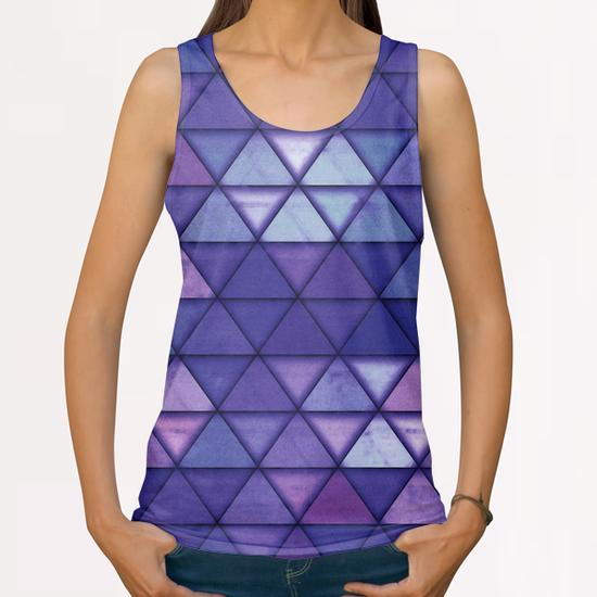 Abstract GEO X 0.9 All Over Print Tanks by Amir Faysal