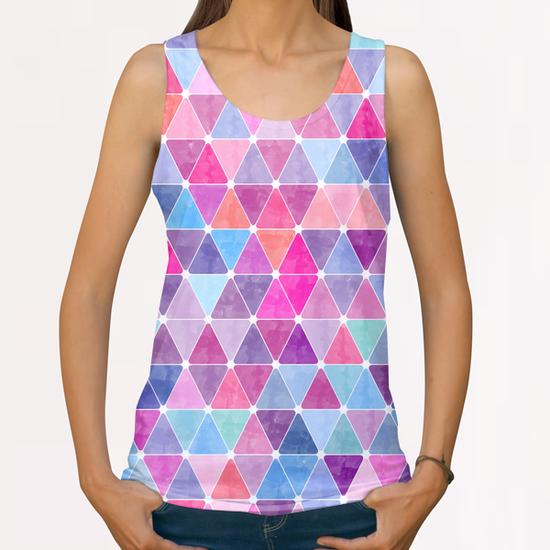 Colorful Geometric II All Over Print Tanks by Amir Faysal