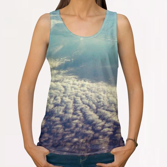 Clouds from plane All Over Print Tanks by Salvatore Russolillo